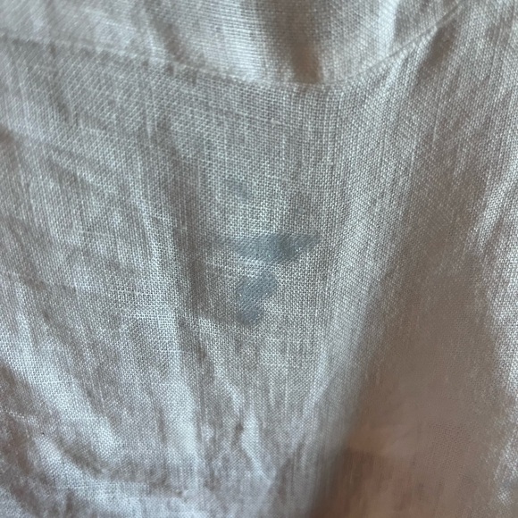 H&M NWT White 100% linen wrap top Womens xxs but fits like a small NWT - Picture 2 of 5